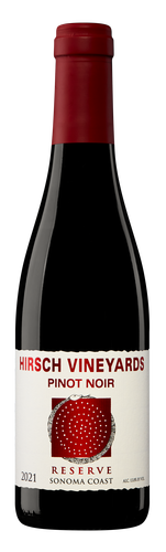 HALF BOTTLE - 2021 Hirsch 'Reserve' Estate Pinot Noir